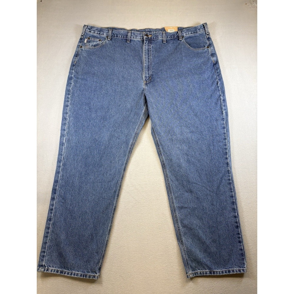 Carhartt B18 STW Men's Jeans‎ 52x32 Straight Traditional Fit Blue NWT